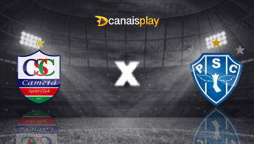 Assistir Cametá x Paysandu ao vivo online 11/02/2026